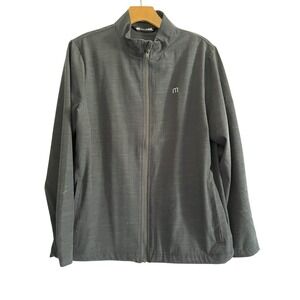 Travis Mathew Women's Black Athletic  Golf Jacket The Prisoner Medium Full Zip